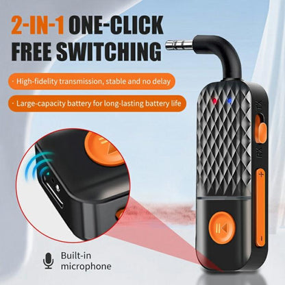 T90 Wireless Audio Transmitter Receiver AUX 3.5mm Car Bluetooth Adapter