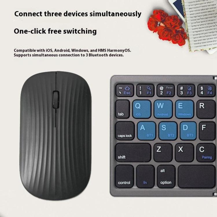 B089 Foldable Wireless Keyboard Mouse Set, B089