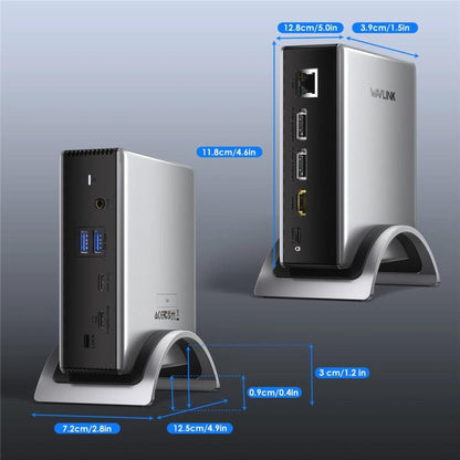 WAVLINK UMD27PRO Support 8K 30Hz 4K 144Hz 140W HUB Docking Station, US Plug, EU Plug, UK Plug, AU Plug