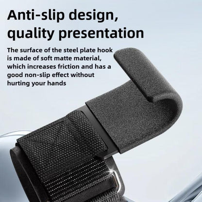 1 Pair Fitness Steel Plate Assist Hook Wristband
