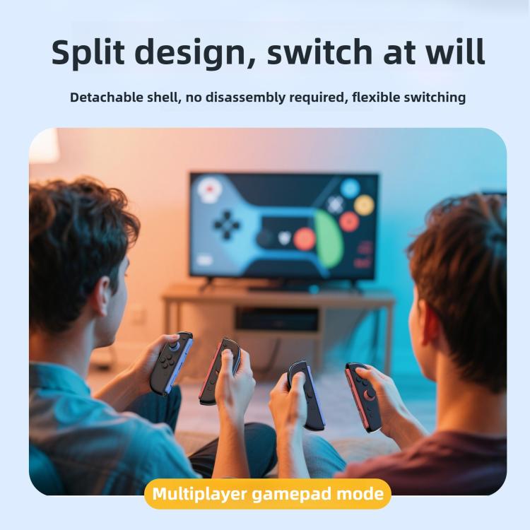 Game Console Crystal Clear Split-Style PC Protective Case, For Nintendo Switch 2