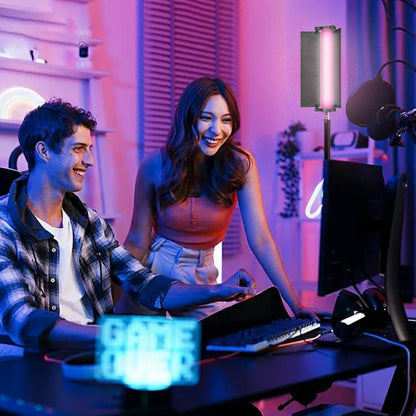 VLOGLITE B15RGB For Photography Live Streaming RGB Ambient Lamp Handheld LED Light Stick, B15RGB