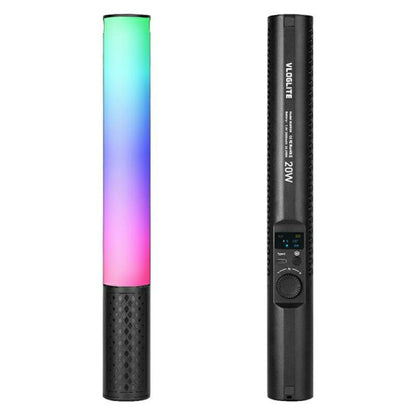 VLOGLITE B20RGB Magnetic LED Fill Light Handheld 20 Modes RGB Photography Light Stick, B20RGB