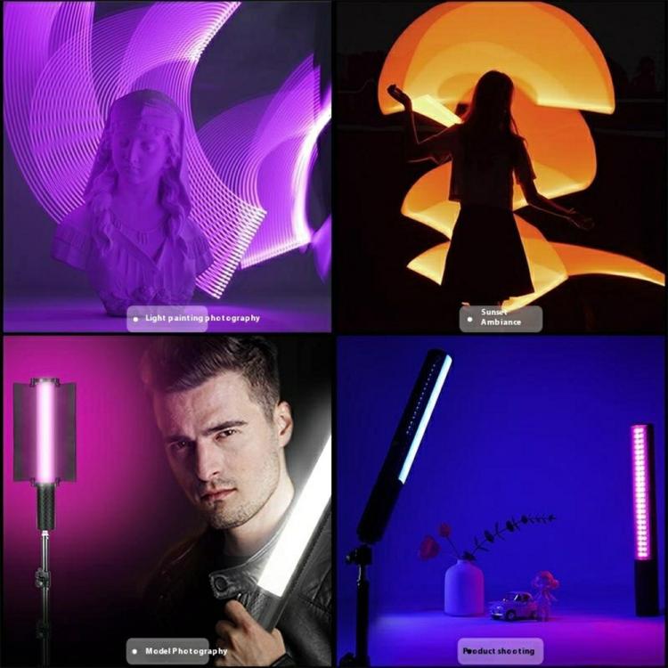 VLOGLITE B20RGB Magnetic LED Fill Light Handheld 20 Modes RGB Photography Light Stick, B20RGB
