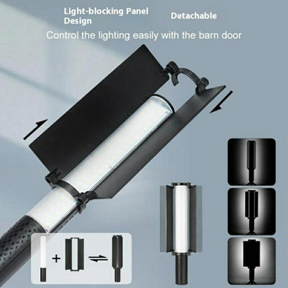 VLOGLITE B20RGB Magnetic LED Fill Light Handheld 20 Modes RGB Photography Light Stick, B20RGB