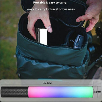 VLOGLITE B20RGB Magnetic LED Fill Light Handheld 20 Modes RGB Photography Light Stick, B20RGB