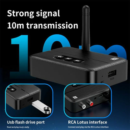 M60 Home Car Stereo Hands Free Calling Music Player Bluetooth 5.4 Audio Receiver, M60