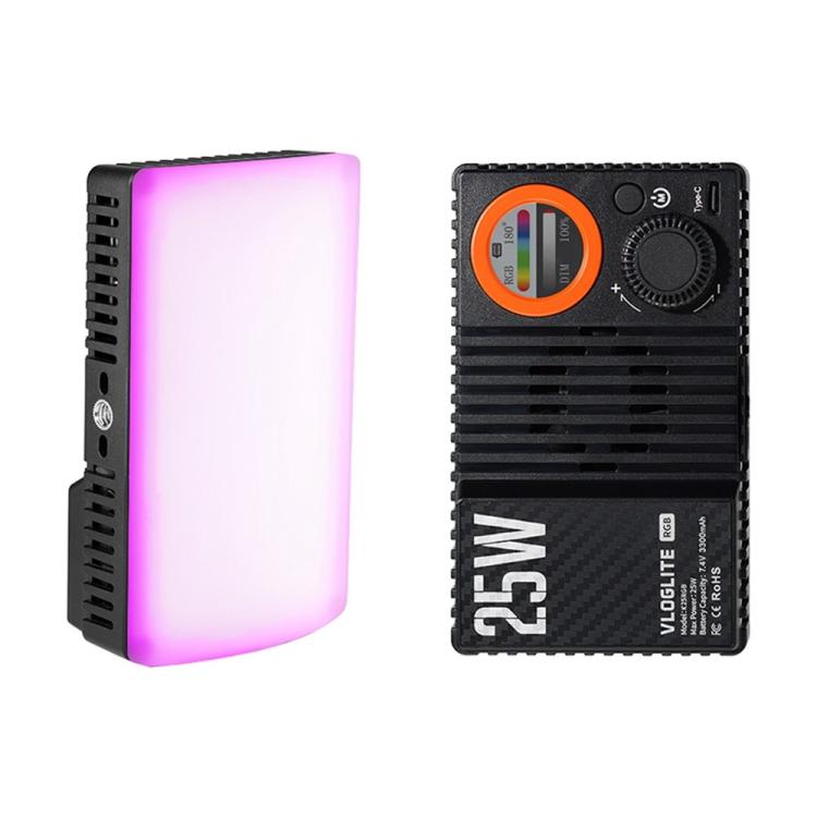 VLOGLITE K25RGB For Camera Photography Pocket Video Light 25W High Power RGB Fill Light, K25RGB