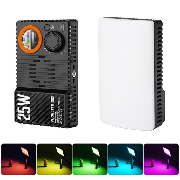 VLOGLITE K25RGB For Camera Photography Pocket Video Light 25W High Power RGB Fill Light, K25RGB