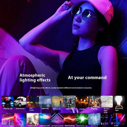 VLOGLITE K25RGB For Camera Photography Pocket Video Light 25W High Power RGB Fill Light, K25RGB
