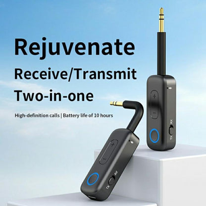 M33 Car AUX TV Wireless Audio Adapter 2 In 1 Bluetooth 5.4 Receiver Transmitter, M33