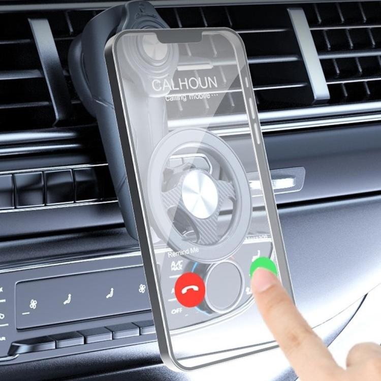 C243C Vehicle Air Vent Cellphone Navigation Bracket Rotating Magnetic Car Phone Holder