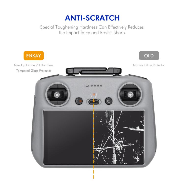 ENKAY Hat-Prince 0.2mm 9H Tempered Glass Screen Protector Film, For DJI RC / RC 2