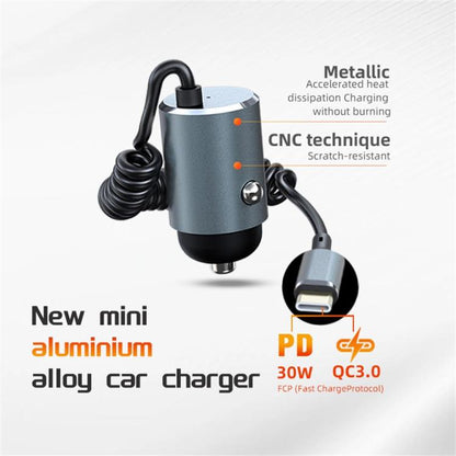 K31 Phones / Tablets PD 30W Super Fast Car Charger Cigarette Lighter Adapter, K31