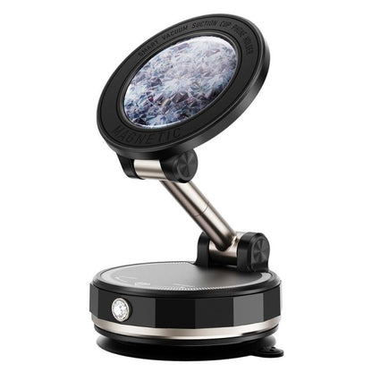 SD17 Rhinestone Epoxy Design Starry Sky Pattern Folding Car Phone Navigation Vacuum Suction Holder, SD17 (Black), SD17 (Blue), SD17 (Purple)