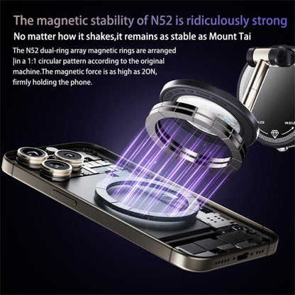 SD17 Rhinestone Epoxy Design Starry Sky Pattern Folding Car Phone Navigation Vacuum Suction Holder, SD17 (Black), SD17 (Blue), SD17 (Purple)
