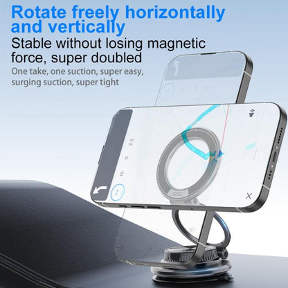M11 Magnetic Mount Suction Cup Stand Navigation Foldable Car Dashboard Phone Holder