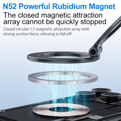 M11 Magnetic Mount Suction Cup Stand Navigation Foldable Car Dashboard Phone Holder