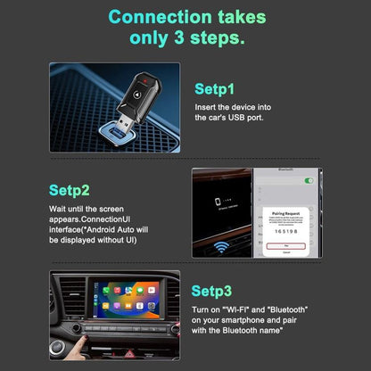 M30 For CarPlay / Android Auto Upgrade Compatible 2 in 1 AI Box Wireless Car Adapter, M30