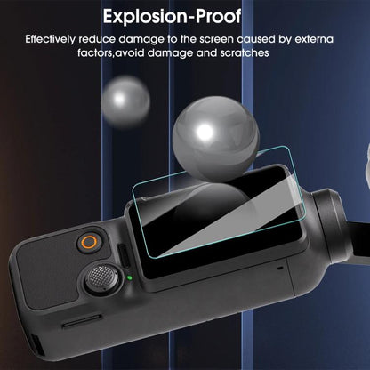 Easy Install HD AR Hardness Tempered Glass Lens Film Screen Protector, For DJI Pocket 3 Lens Film Screen Protector