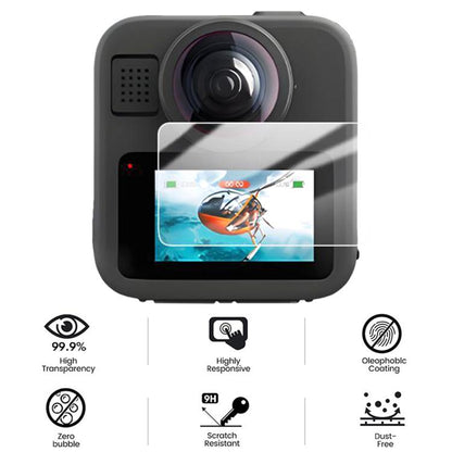 HD Tempered Glass Screen Protective Film, For GoPro MAX2 Screen Protective Film