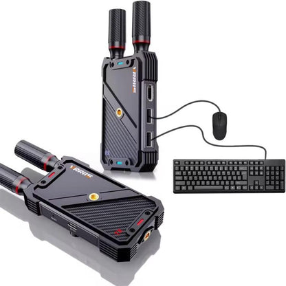 VRRIIS 082K Support USB Keyboard Mouse 400m Wireless HD KVM Extender Video Transmitter Receiver, US Plug, EU Plug, UK Plug, AU Plug