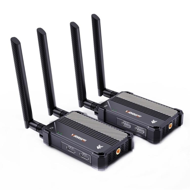 VRRIIS WL095 P Long Range Dual Band Low Latency 4K Ultra HD Wireless Transmitter Receiver Kit, US Plug, EU Plug, UK Plug, AU Plug