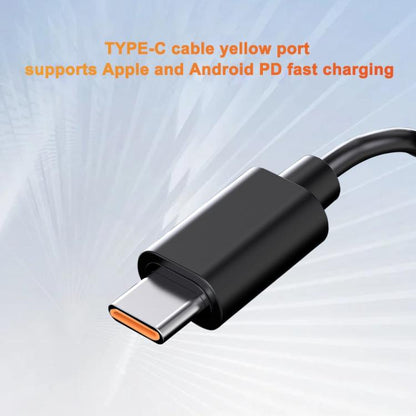 K56 Car PD30W Fast Charger Cigarette Lighter Adapter with Type-C Spring Cable, K56