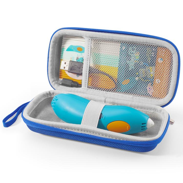 For 3Doodler Start+ Essentials 2024 / 2023 3D Printing Pen Storage Bag Portable Handle Hand Carrying Case, For 3Doodler Start+ Essentials 2024 / 2023 (Blue)