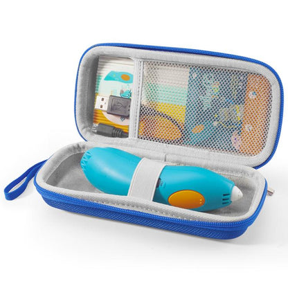 For 3Doodler Start+ Essentials 2024 / 2023 3D Printing Pen Storage Bag Portable Handle Hand Carrying Case, For 3Doodler Start+ Essentials 2024 / 2023 (Blue)