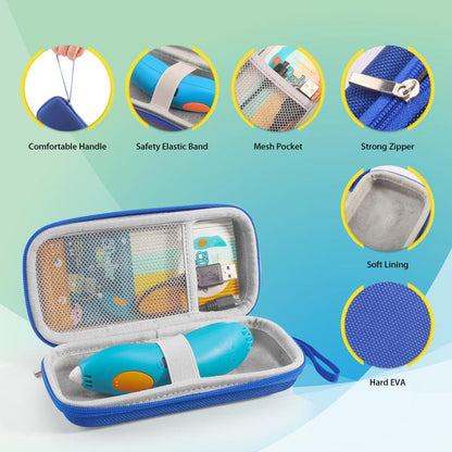 For 3Doodler Start+ Essentials 2024 / 2023 3D Printing Pen Storage Bag Portable Handle Hand Carrying Case, For 3Doodler Start+ Essentials 2024 / 2023 (Blue)