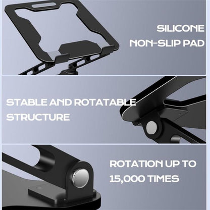 NH-02B Notebooks PC Foldable Adjustable Height Laptop Stand for 10-15.6 inch, NH-02B