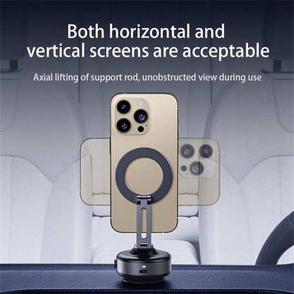 X94 360 Degree Rotating Foldable Electric Vacuum Suction Cup Car Phone Holder, X94 (Black), X94 (Grey)