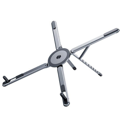 E05 Multi-Function Magnetic Aluminum Alloy Phone Holder Portable Desktop Stand for Tablet PC, E05
