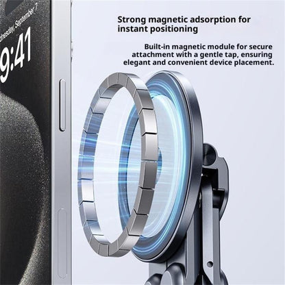 E05 Multi-Function Magnetic Aluminum Alloy Phone Holder Portable Desktop Stand for Tablet PC, E05