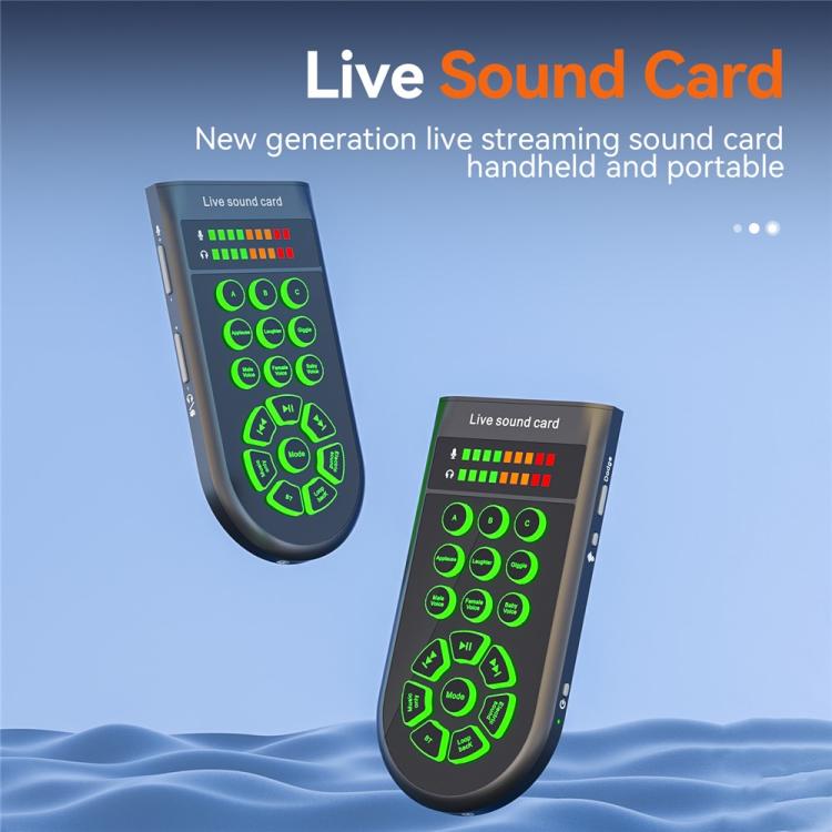 Z8 Live Streaming Gaming Handheld Voice Changer for Phone Computer Karaoke Recording, Z8