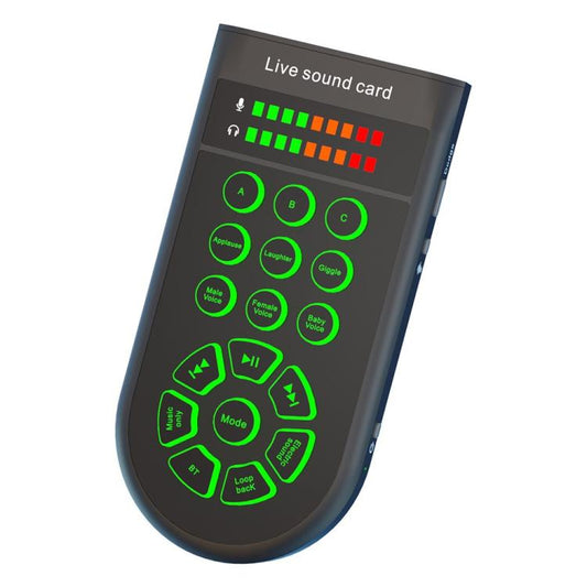 Z8 Live Streaming Gaming Handheld Voice Changer for Phone Computer Karaoke Recording, Z8