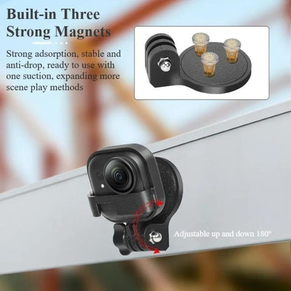 Multifunctional Magnetic Desktop Mount Bracket Base, For Insta360 GO Ultra