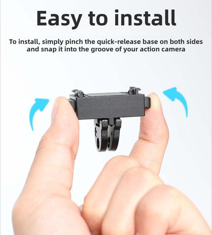 Magnetic Quick Release Metal Base, For Insta360 X4 Air, Quick Release Metal Base