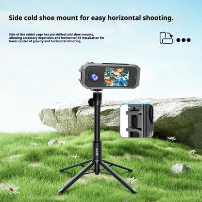Quick Release Metal Protective Cage Rig with Cold Shoe Bases, Metal Protective Cage Rig