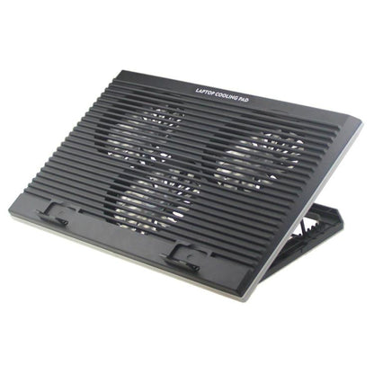 CP253 For Notebook Laptop Cooling Pad 3 Fans RGB Adjustable Height Cooling Stand, CP253