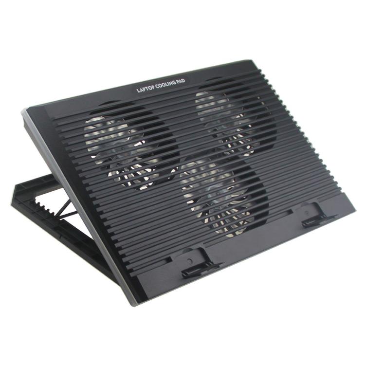 CP253 For Notebook Laptop Cooling Pad 3 Fans RGB Adjustable Height Cooling Stand, CP253