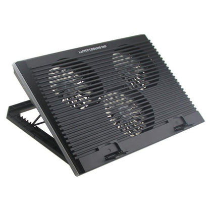 CP253 For Notebook Laptop Cooling Pad 3 Fans RGB Adjustable Height Cooling Stand, CP253