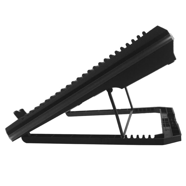 CP253 For Notebook Laptop Cooling Pad 3 Fans RGB Adjustable Height Cooling Stand, CP253