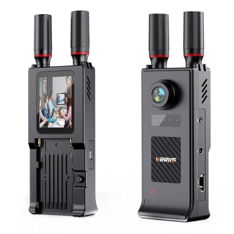 VRRIIS 085 P With LCD Display 1080P HD 400m Range Wireless Video Transmitter and Receiver Kit, US Plug, EU Plug, UK Plug, AU Plug