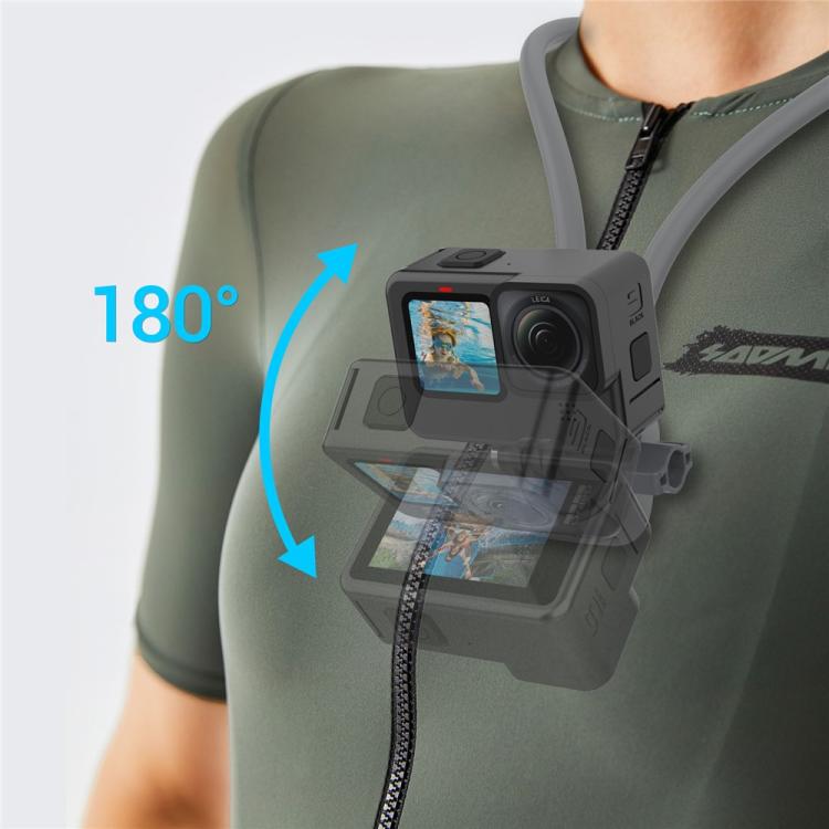 K08-1C Versatile Vlog Aceessories Portable Neck Mount Sports Camera Holder, K08-1C