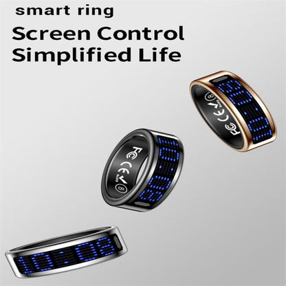 SR16 SIZE 12 Smart Ring, Support Heart Rate / Blood Oxygen / Sleep Monitoring / Multiple Sports Modes