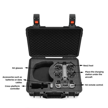 Portable Shoulder Waterproof Explosion-proof Safety Suitcase Bag, For DJI Neo 2