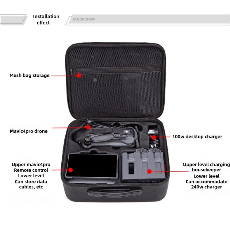 Drone Fly More Combo Shoulder Storage Bag Handbag, For DJI Mavic 4 Pro / RC Pro 2, For DJI Mavic 4 Pro / RC 2