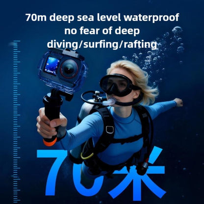 70-meter Underwater Waterproof Housing Diving Cover, For DJI Osmo Action 6 70m Underwater